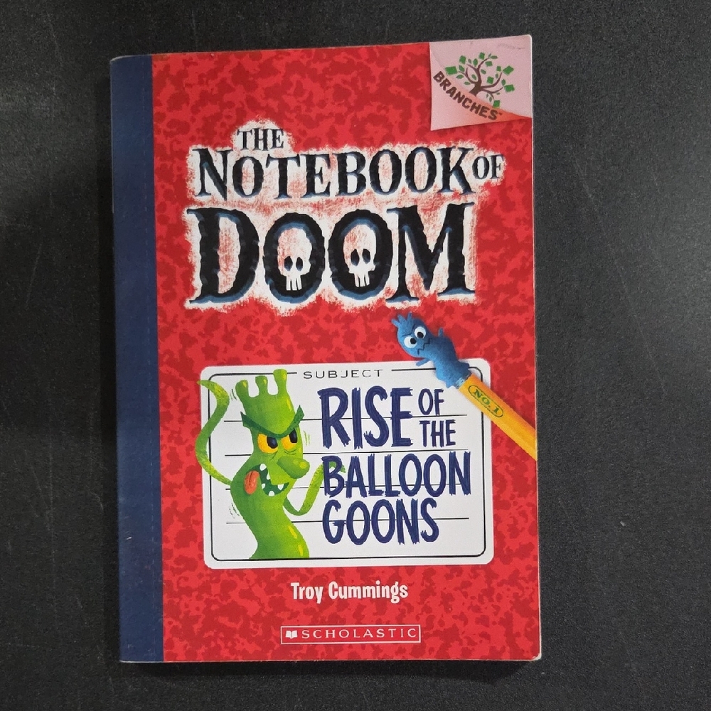 Scholastic The Notebook of Doom - Red and Blue Cover